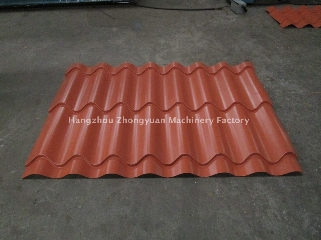 Customized Step Tile Roll Forming Machine with ISO Quality System