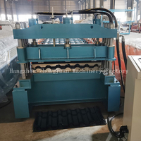 Corrugated tile roll forming machine metal roof sheet metrocopo tile roll forming machine